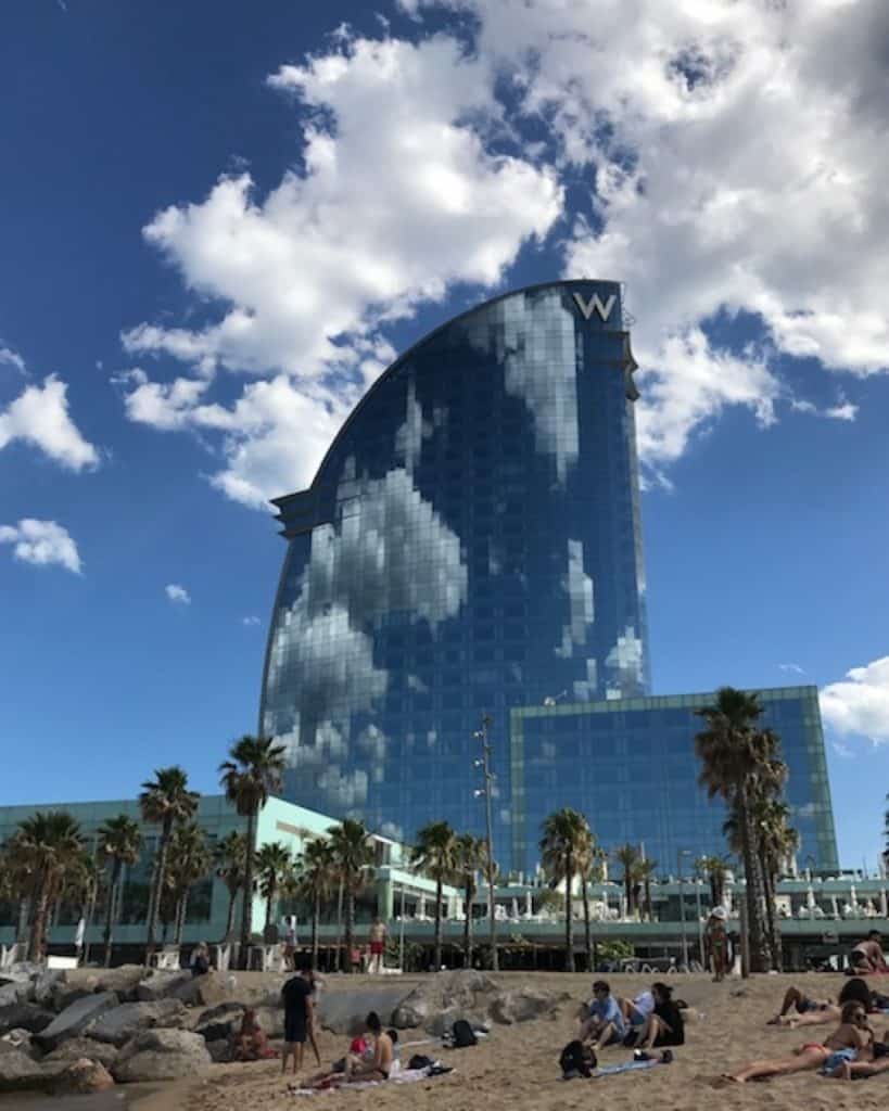 barcelona drinks with a view W Hotel