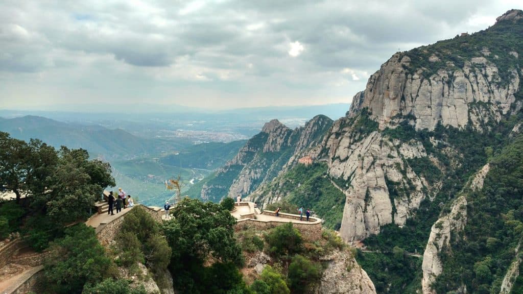 day trip to montserrat aerial view