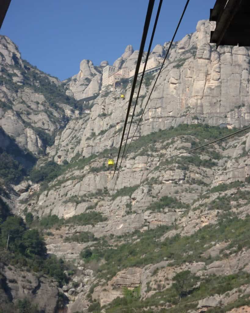 day trip to montserrat cable car view