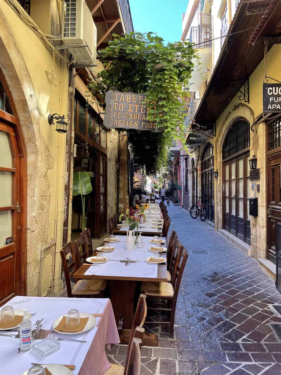 Chania Old Town street